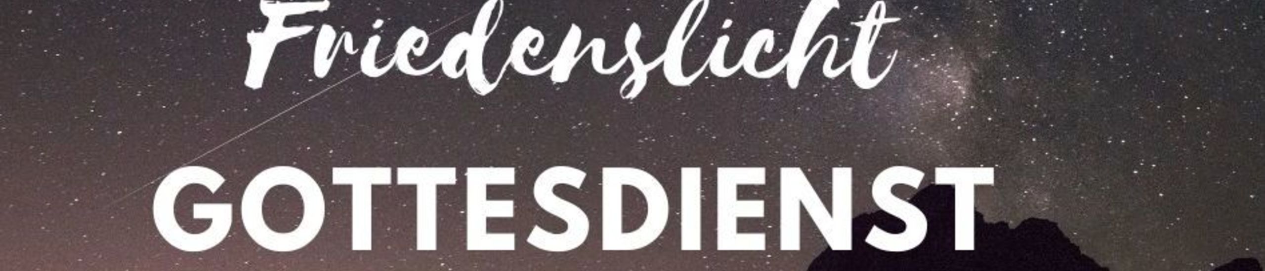 Friedenslicht Gottesdienst 
